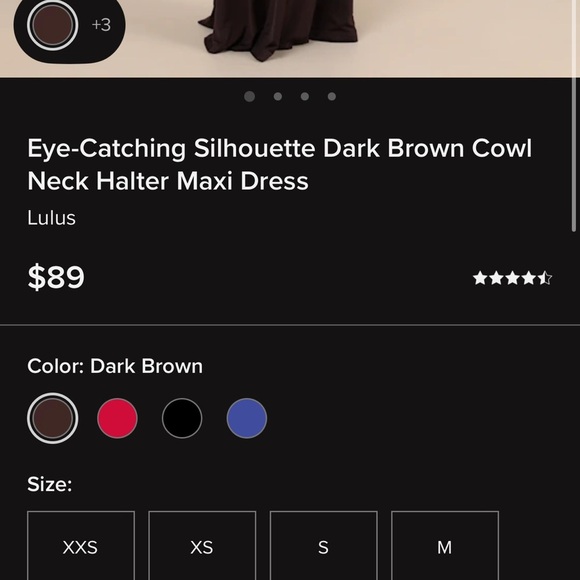 Lulu's Elegant Brown Backless Dress - Picture 5 of 5